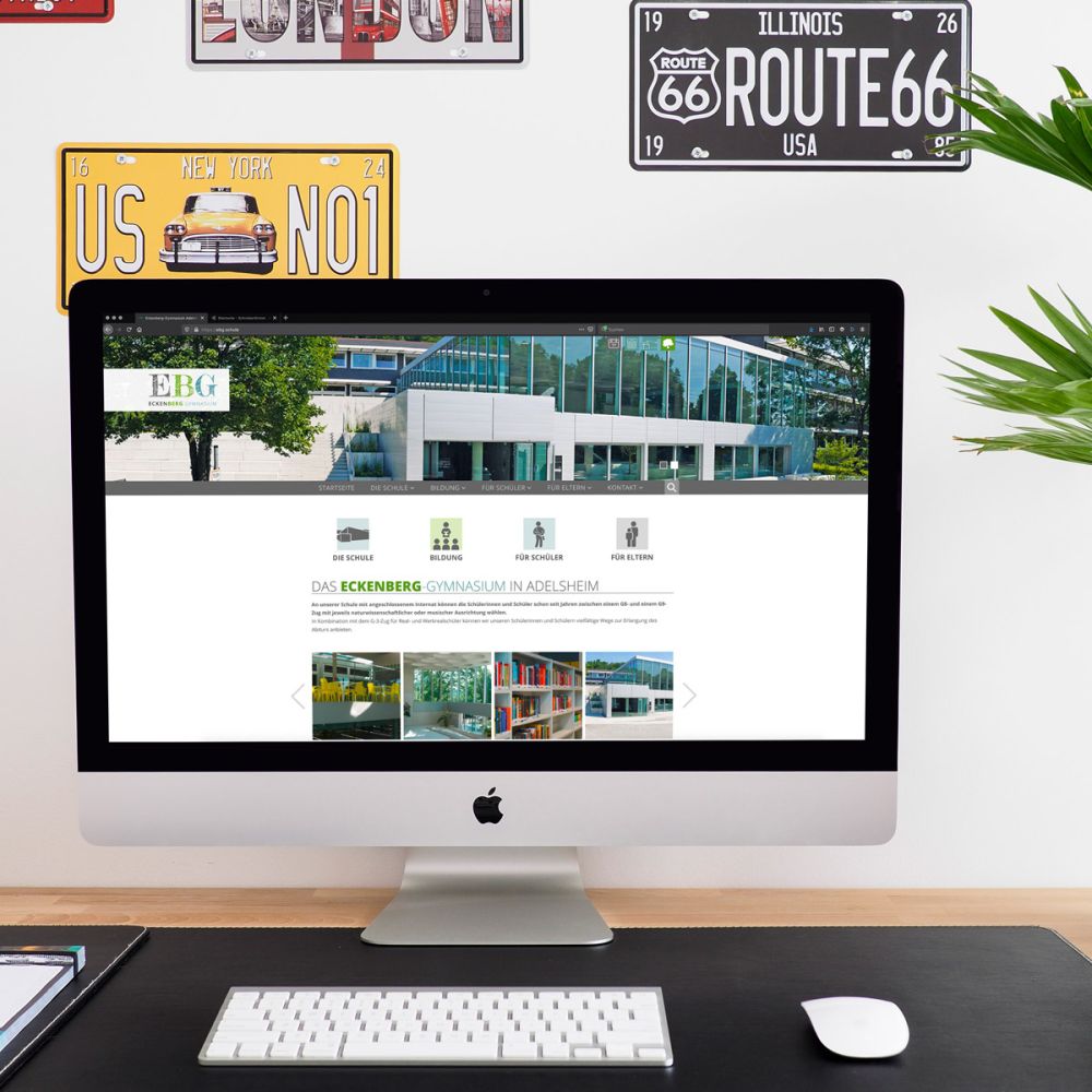 Neue Webseite für das Eckenberg-Gymnasium