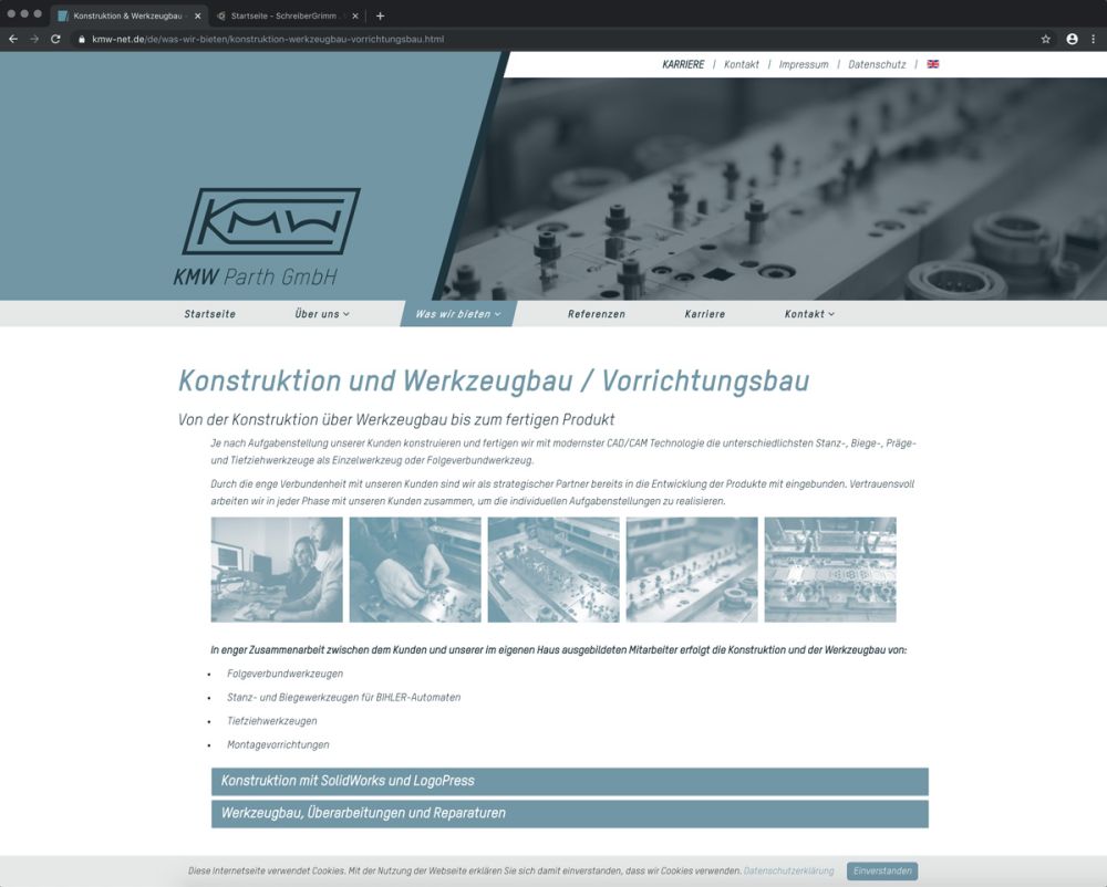 Konstruktion und Werkzeugbau KMW Parth