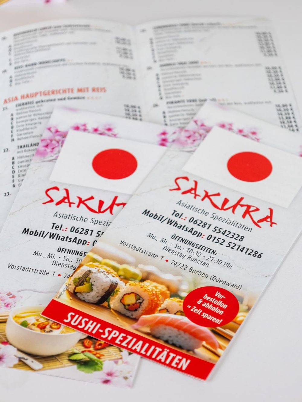 Flyer Asia Sakura Buchen