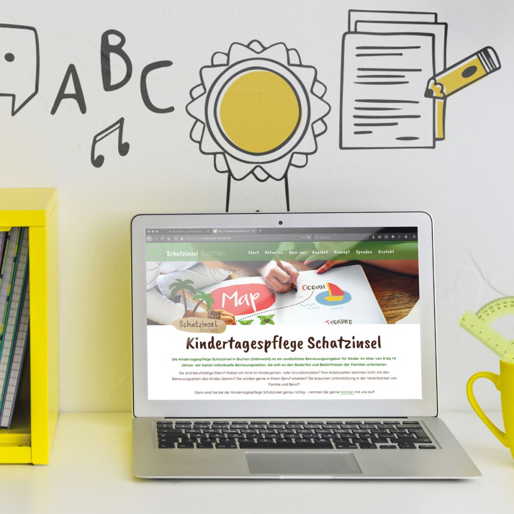 Webseite für die Kindertagespflege Schatzinsel in Buchen (Odenwald) gespendet!