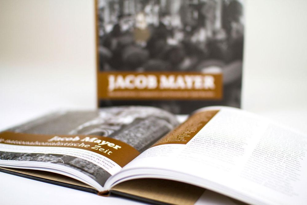 Buchinhalt und Titelbild Jacob Mayer