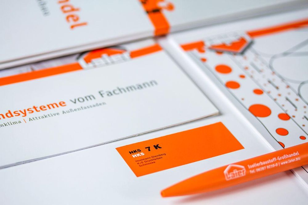 Drucksachen für Rudolf Laier GmbH