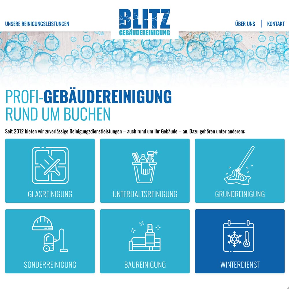 Screenshot Leistungen