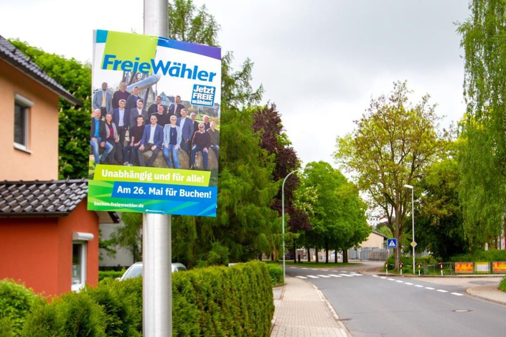 Freie Wähler Plakat