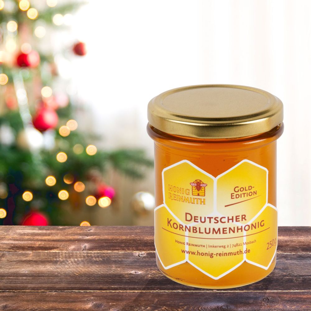 Deutscher Kornblumenhonig in der Goldedition