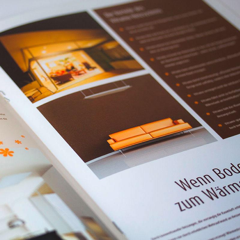 Prospekte für Infrarotheizung