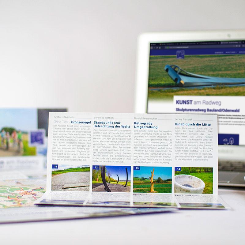 Kunst beim Radfahren entdecken - der Skulpturenradweg in Odenwald und Bauland
