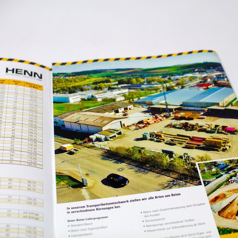 Bilder in der Betonpreisliste