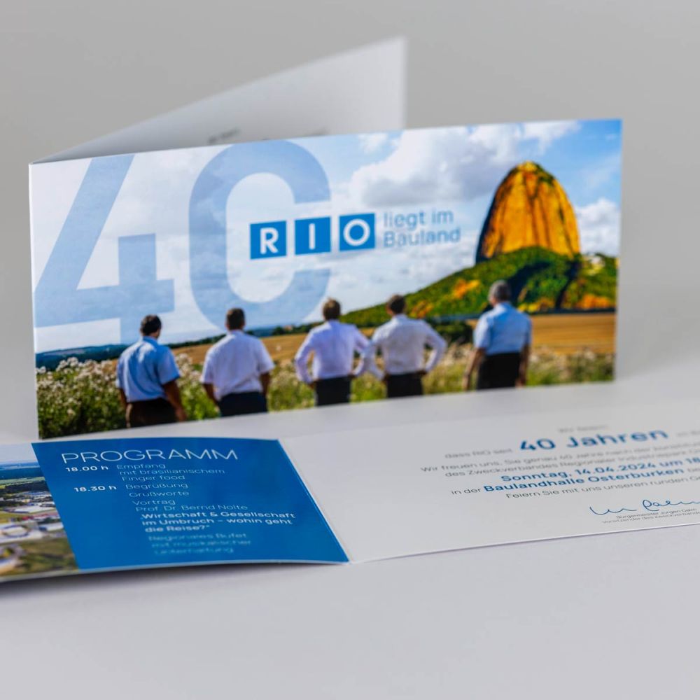 Einladung zu 40 Jahre RIO