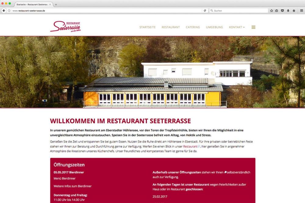 Startseite Seeterrasse