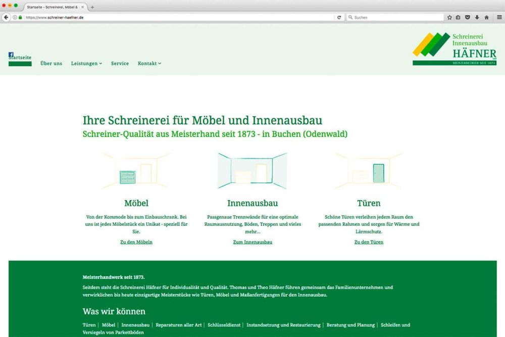 Startseite Schreinerei Häfner