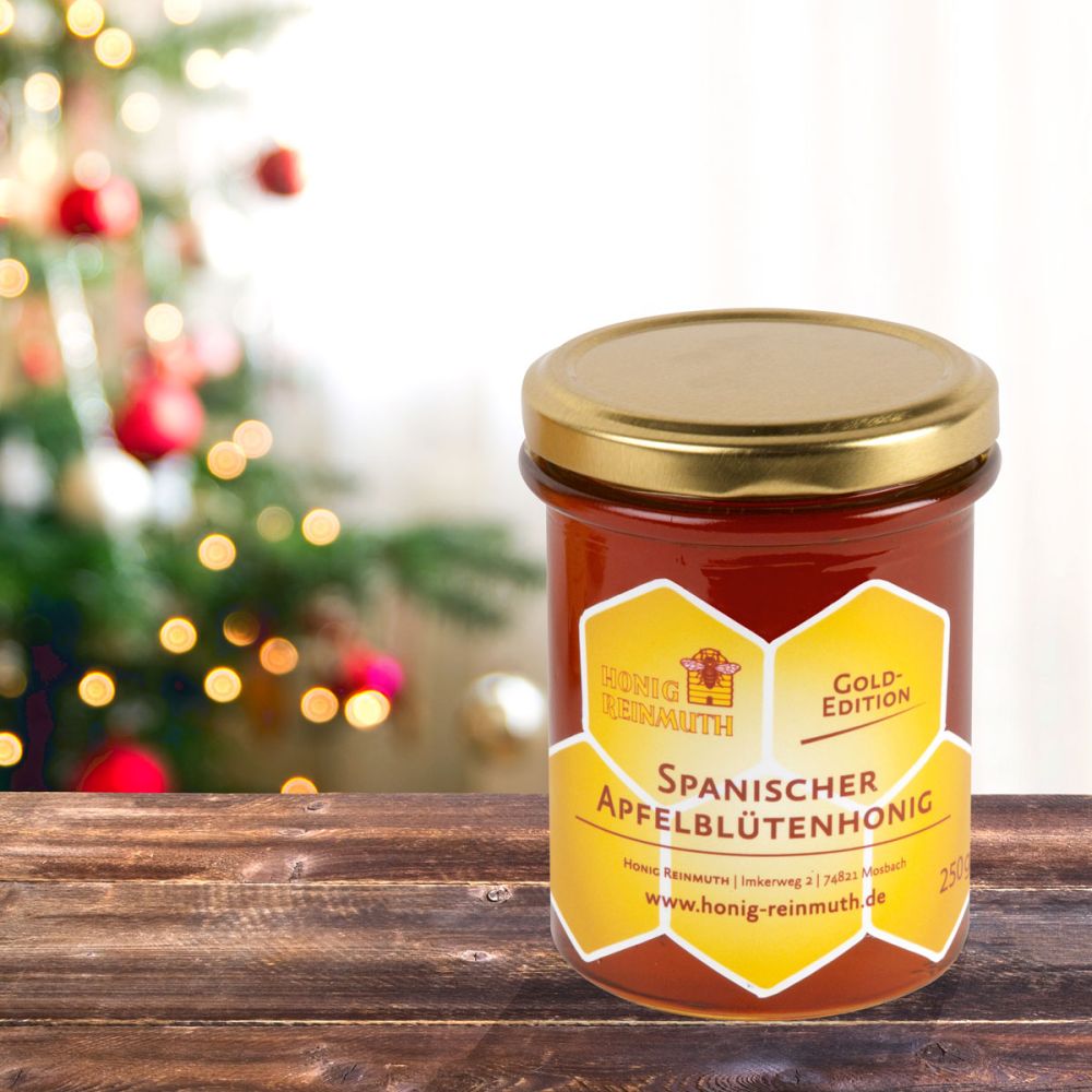 Spanischer Apfelblütenhonig in der Goldedition