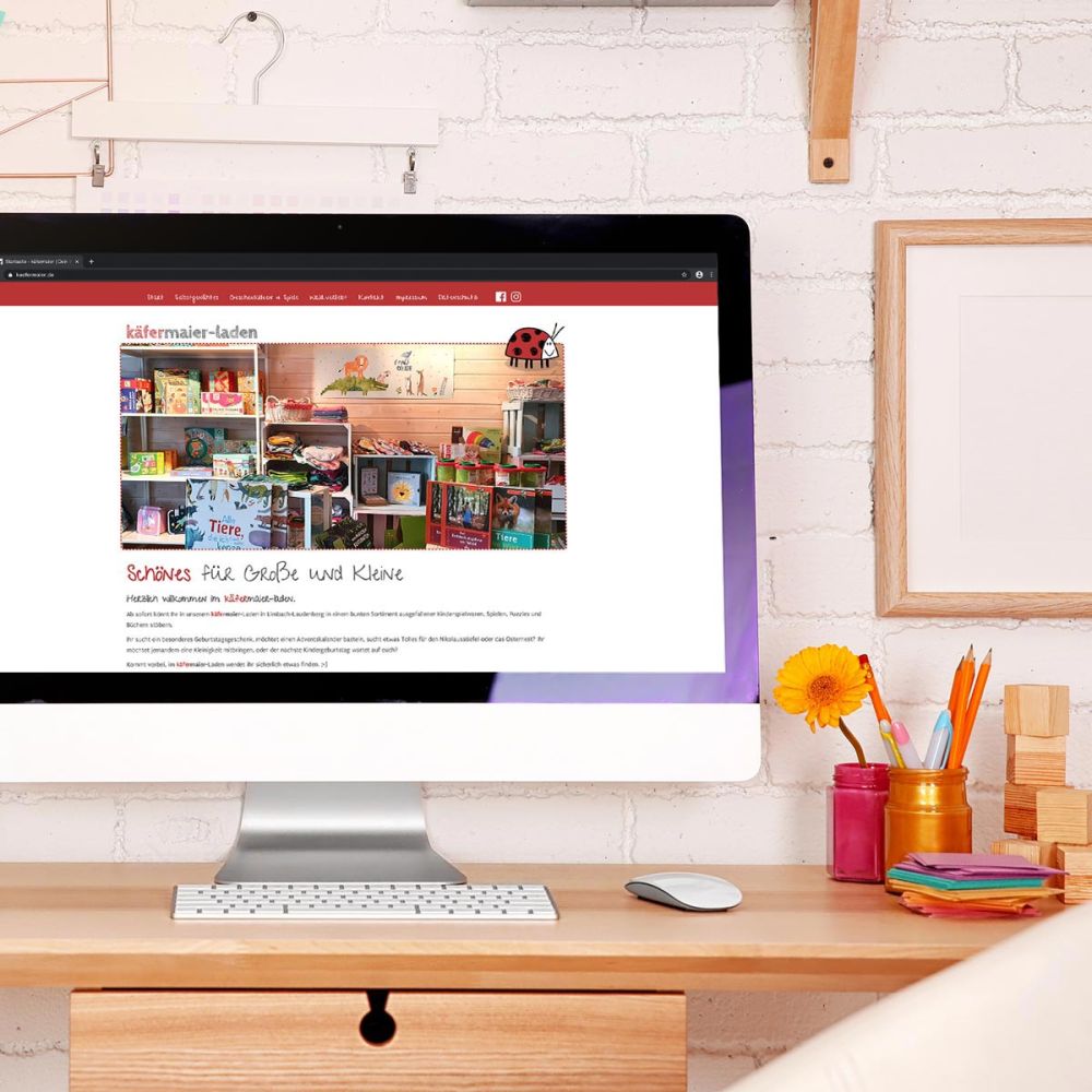 Die neue Webseite vom käfermaier-Laden