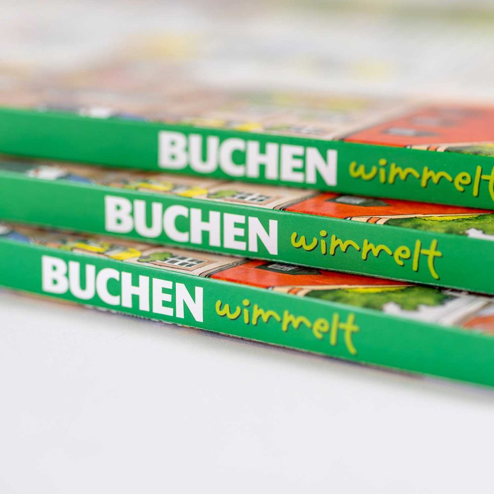 Wimmelbuch Buchrücken