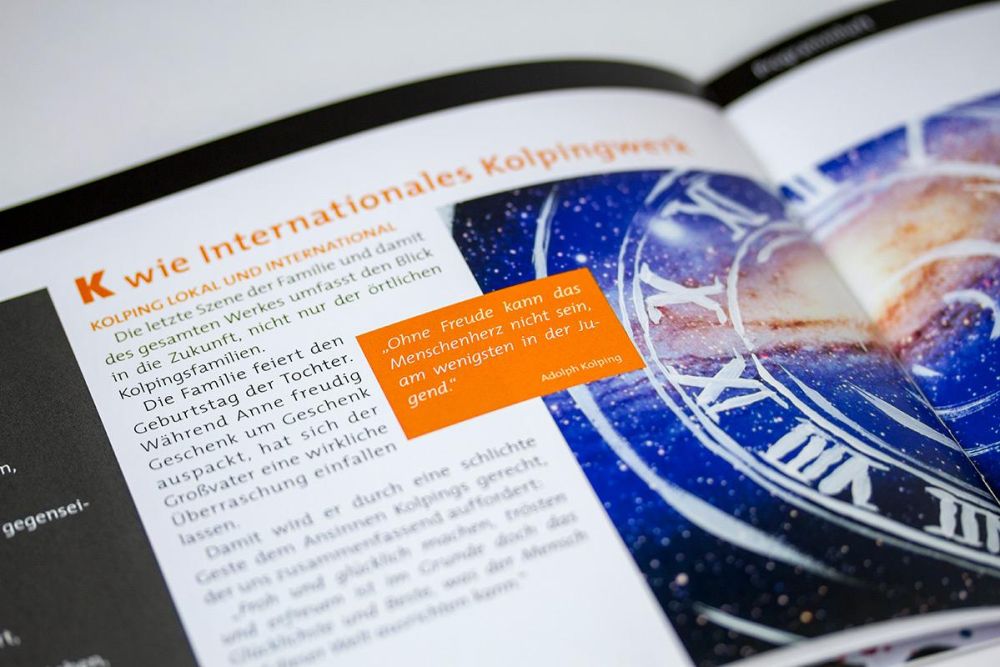 Seiten aus dem Programmheft zu K wie Heimat