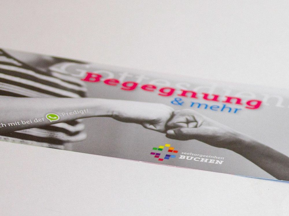 Gottesdienst, Begegnug & mehr als Firmflyer