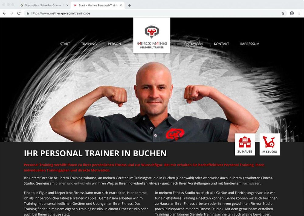 Startseite Mathes Personaltraining