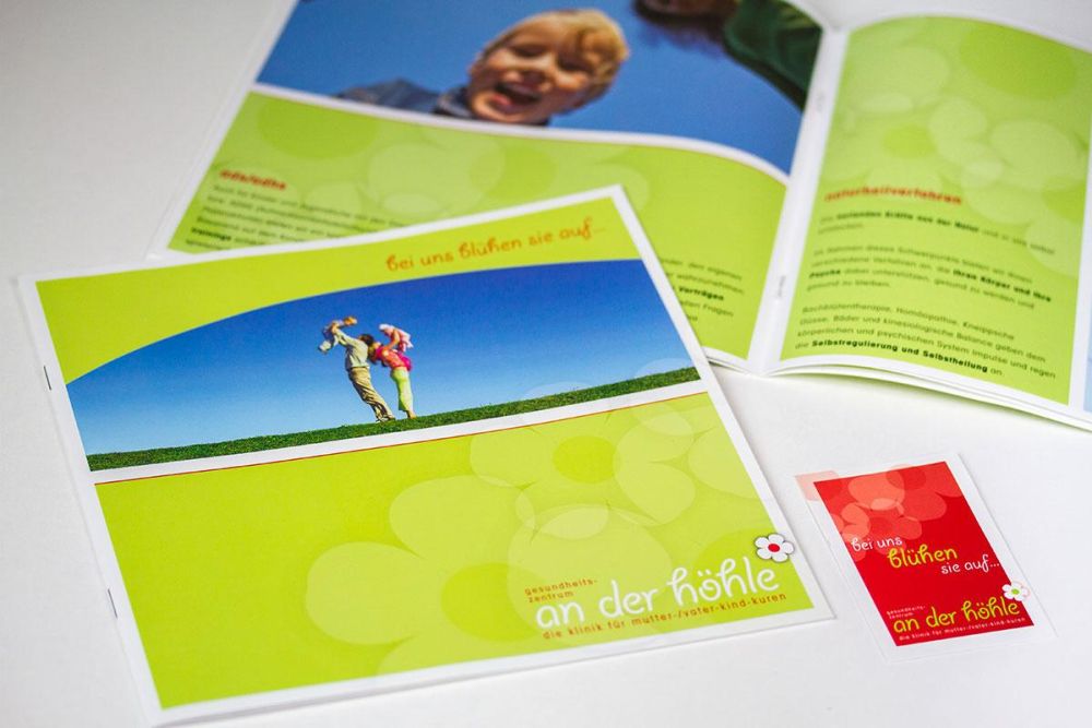 Infomaterial Gesundheitszentrum an der Höhle