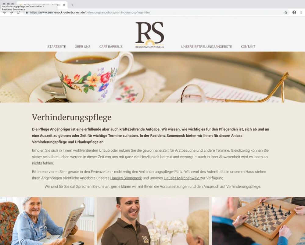 Verhinderungspflege Residenz Sonneneck