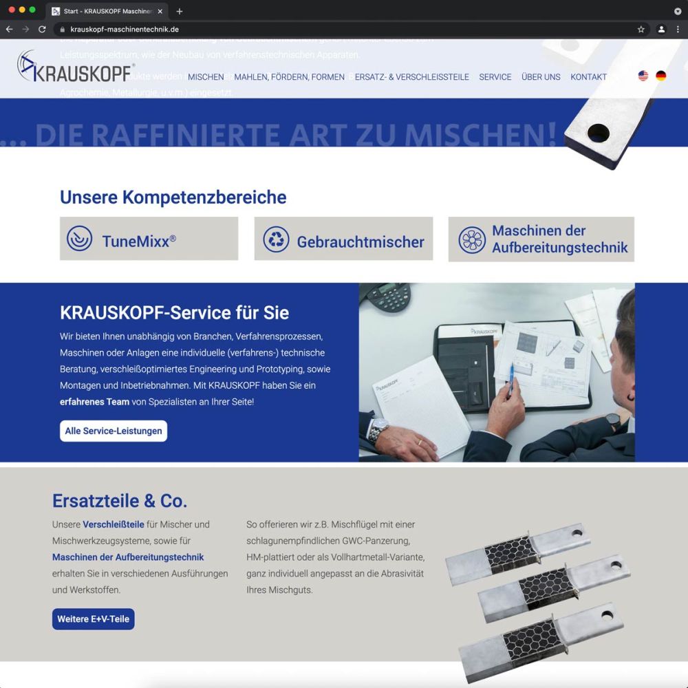 Screenshot Service und Ersatzteile