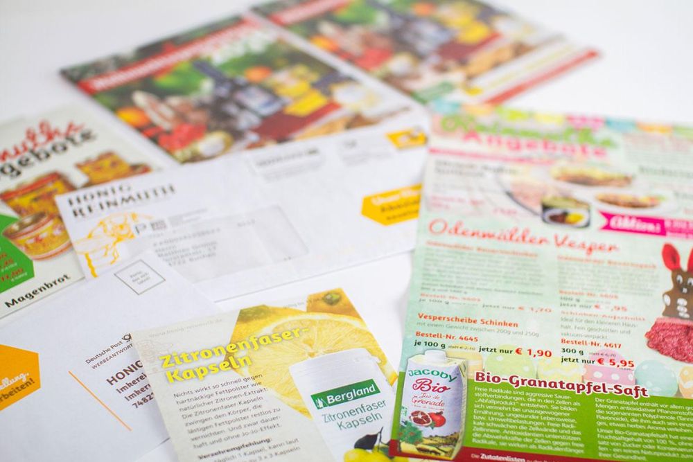 Drucksachen für Honig Reinmuth in neuem Corporate Design