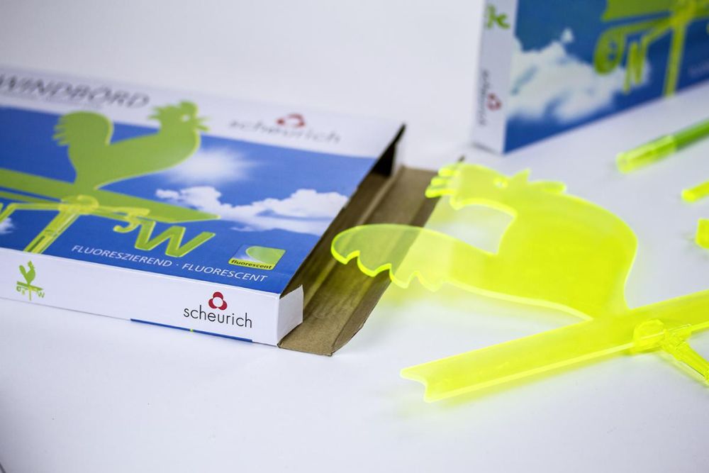 Verpackung für den Scheurich Windbörd