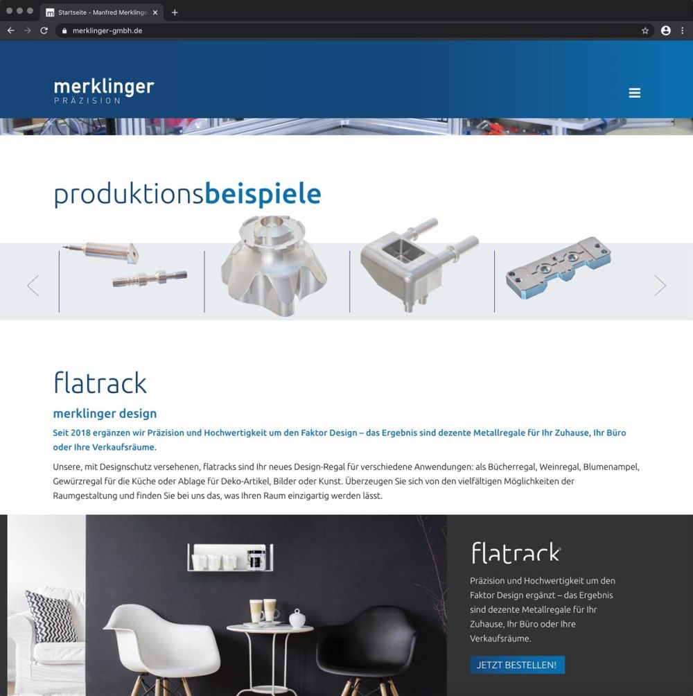 Produktionsbeispiele der Merklinger GmbH
