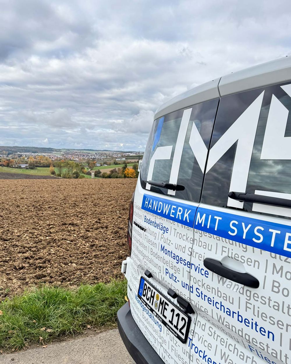 Fahrzeugbeklebung für Handwerk mit System