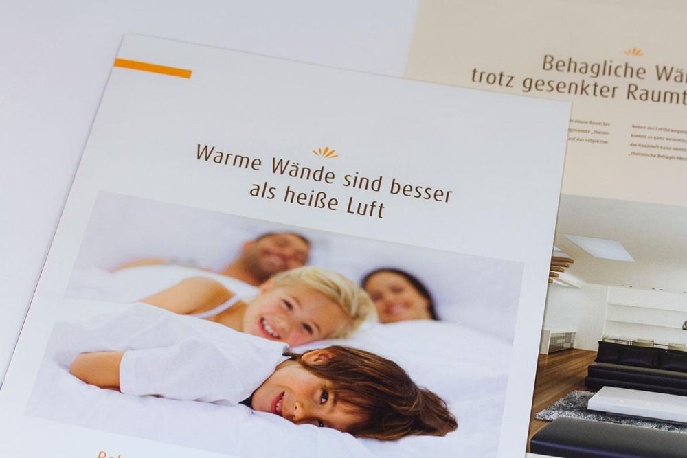Flyer Vitramo - Warme Wände sind besser als heiße Luft