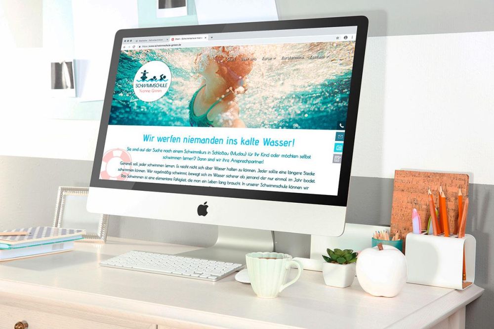 Webseite Schwimmschule Grimm