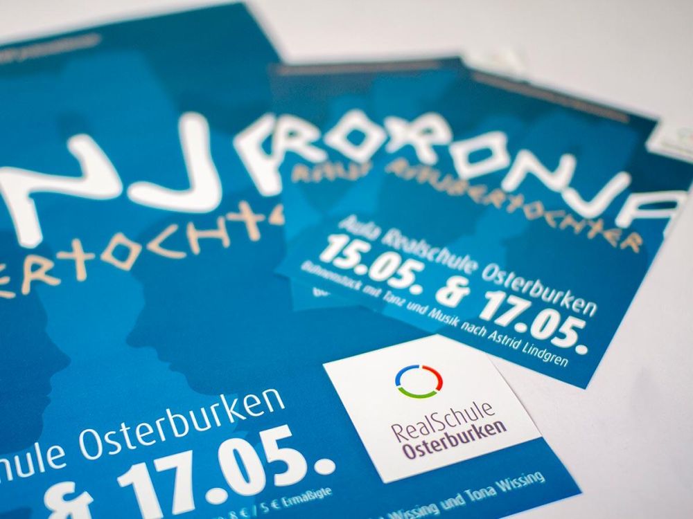 Plakate & Flyer für Ronja Räubertochter an der RSO