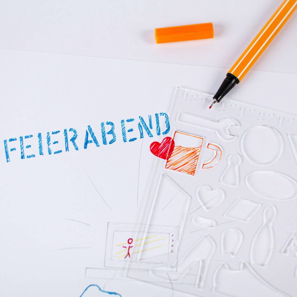 Die Feierabendschablone