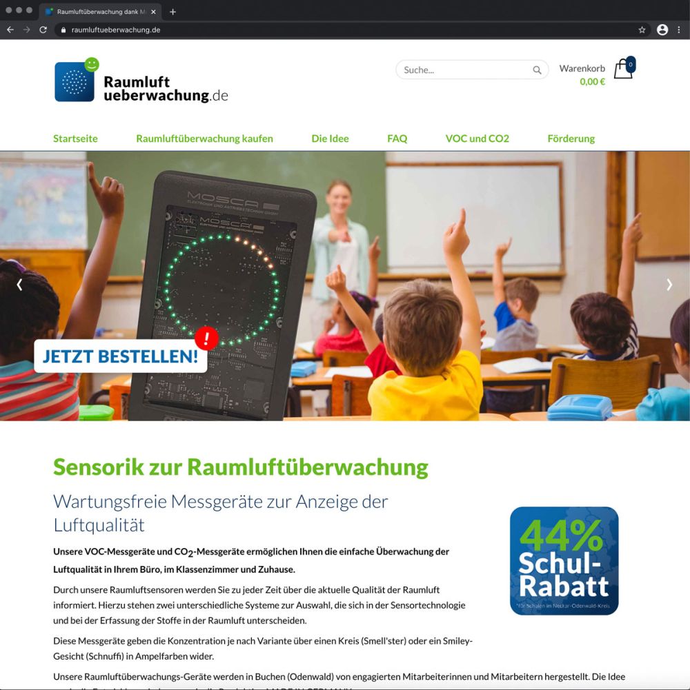 Screenshot Schulrabatt