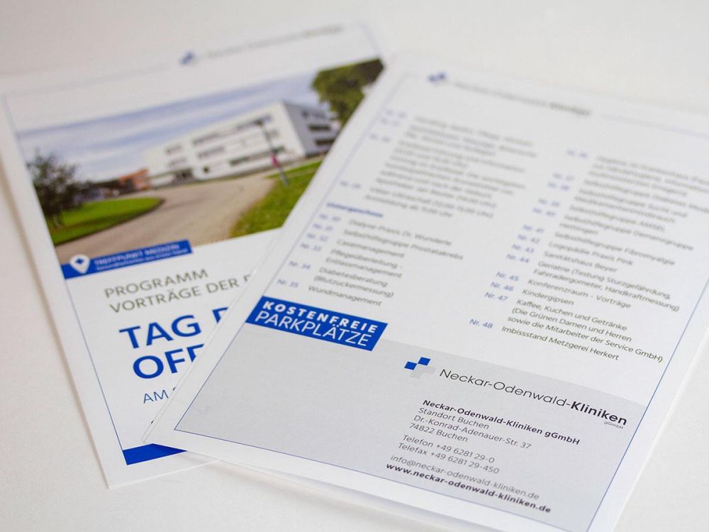 Programm Tag der offen Türe