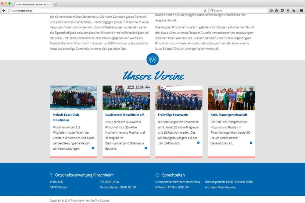 Rinschheimer Vereine