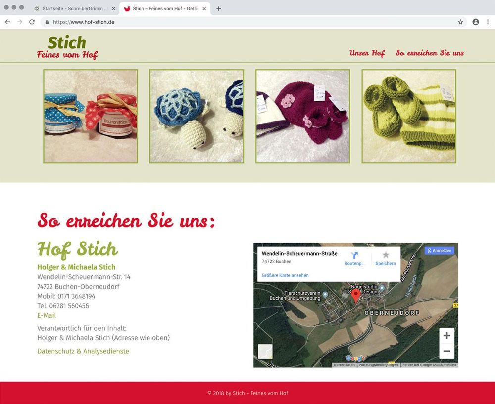 Kontakt und Adresse Hof Stich Oberneudorf