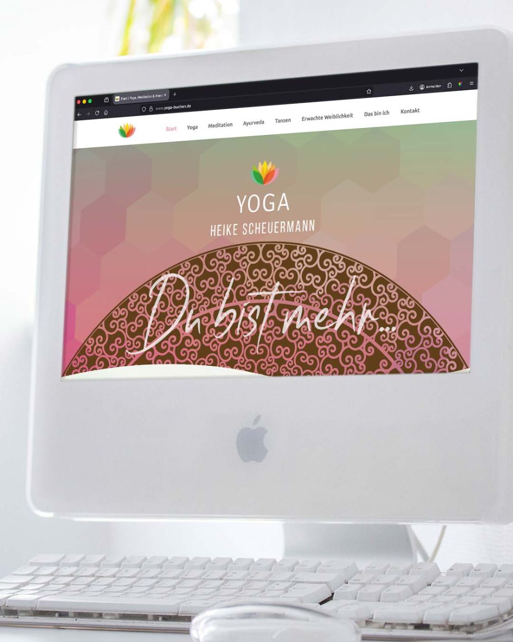 Webseite auf altem iMac