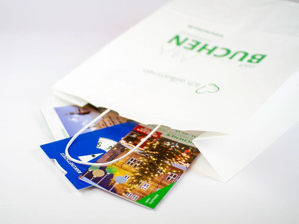 Einkaufstasche in neuem Corporate Design