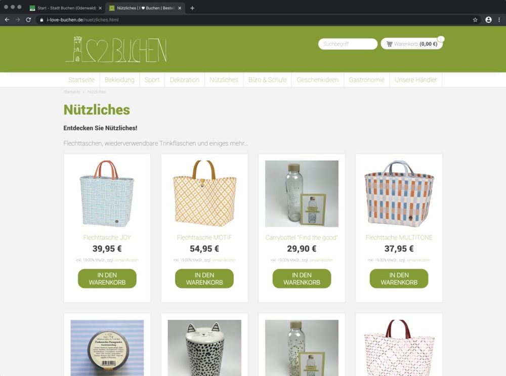 Nützliches im I love buchen onlineshop