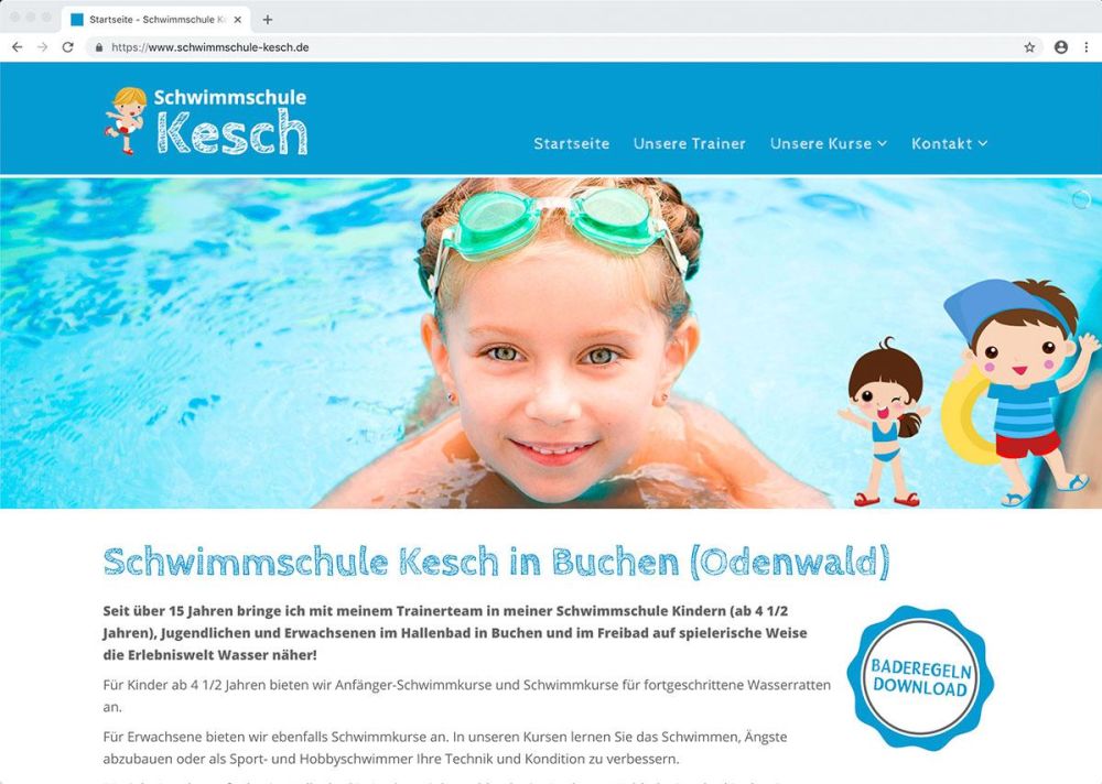 Startseite Schwimmschule Kesch