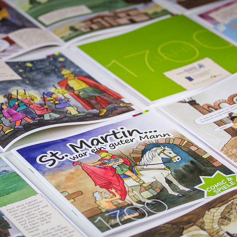 Sankt Martin als Comic