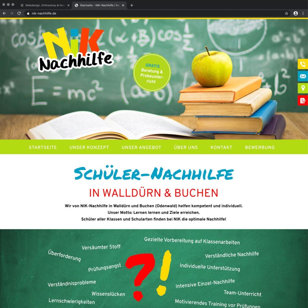 Startseite NIK Nachhilfe