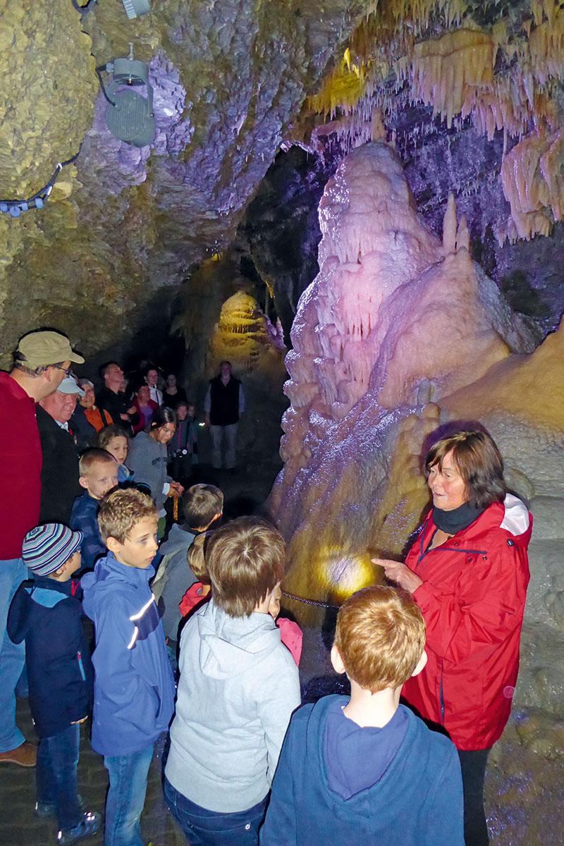 Führung durch die Eberstadter Tropfsteinhöhle