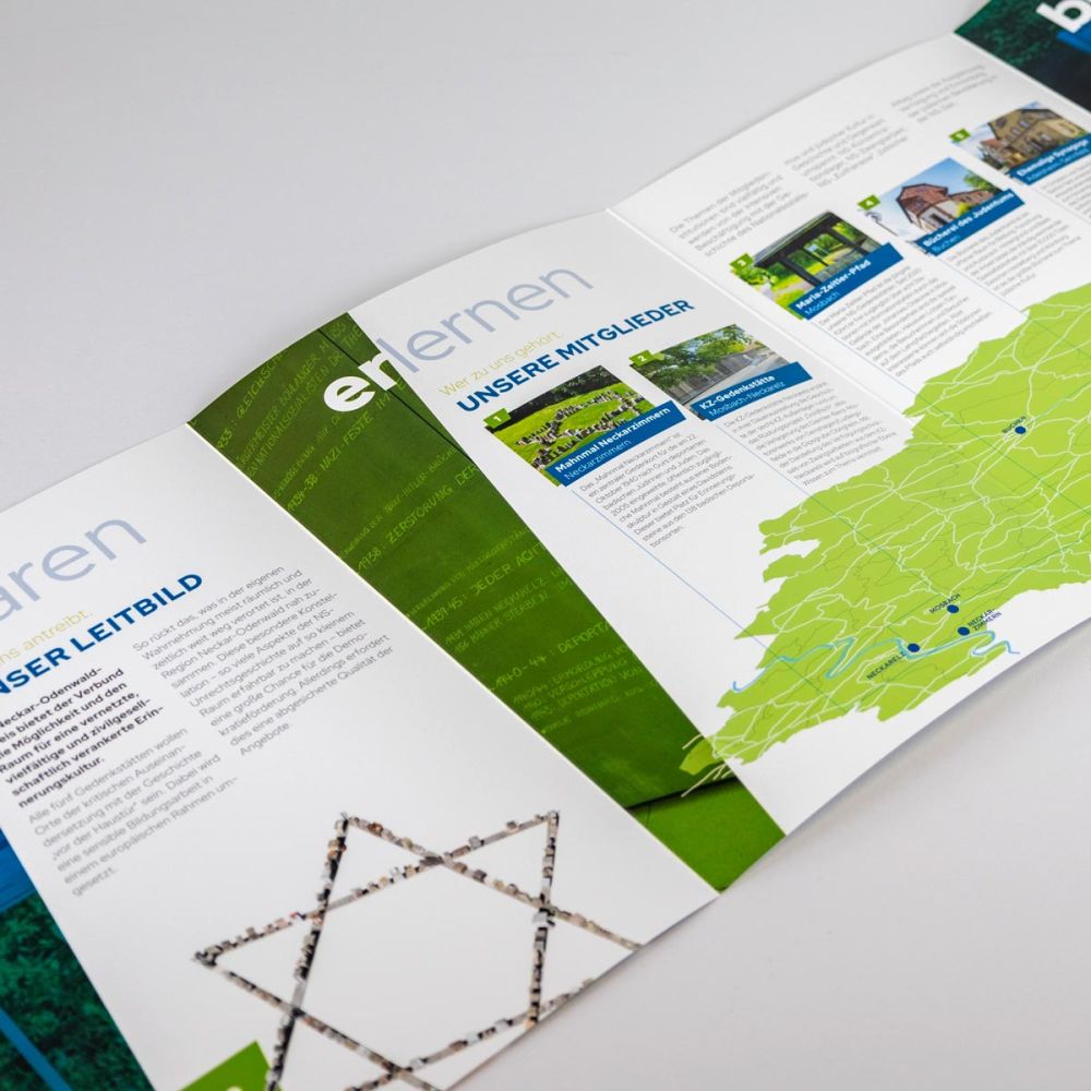 Karte und Gedenkstätten