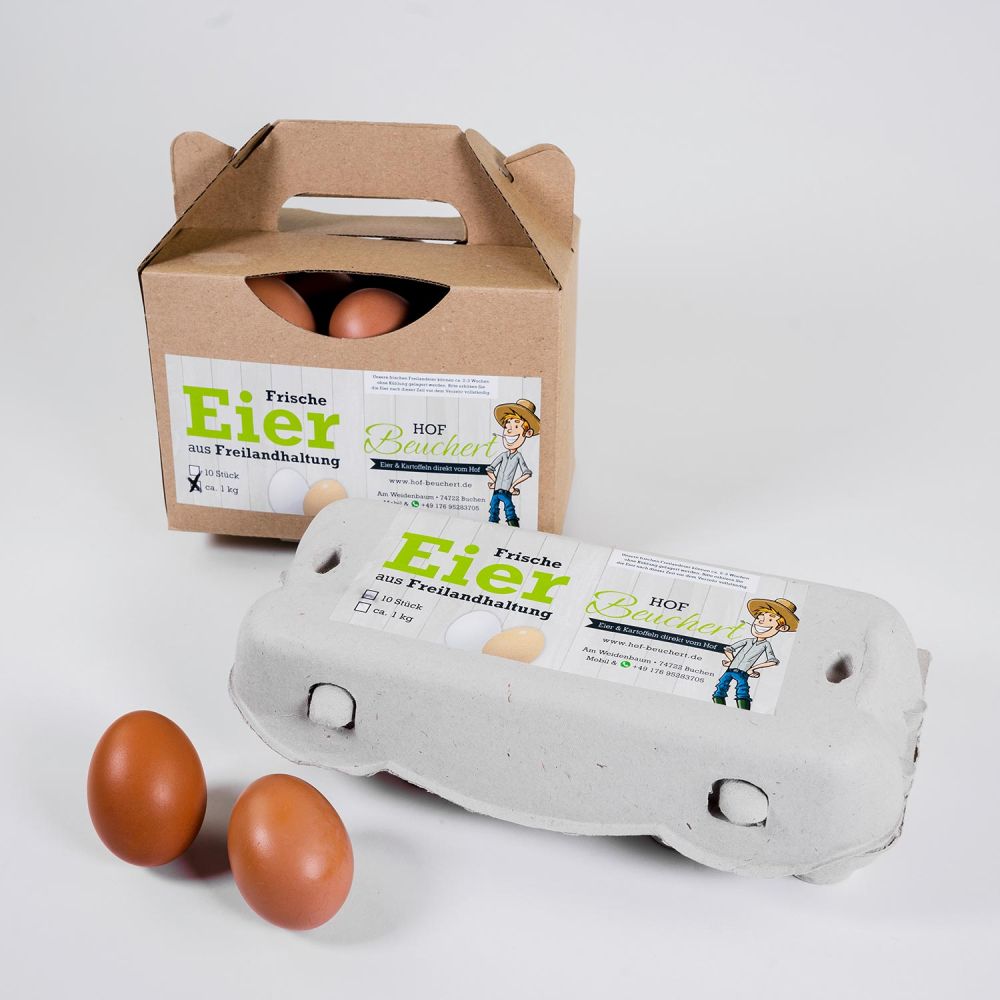 Beucherts verschiedene Eierkartons