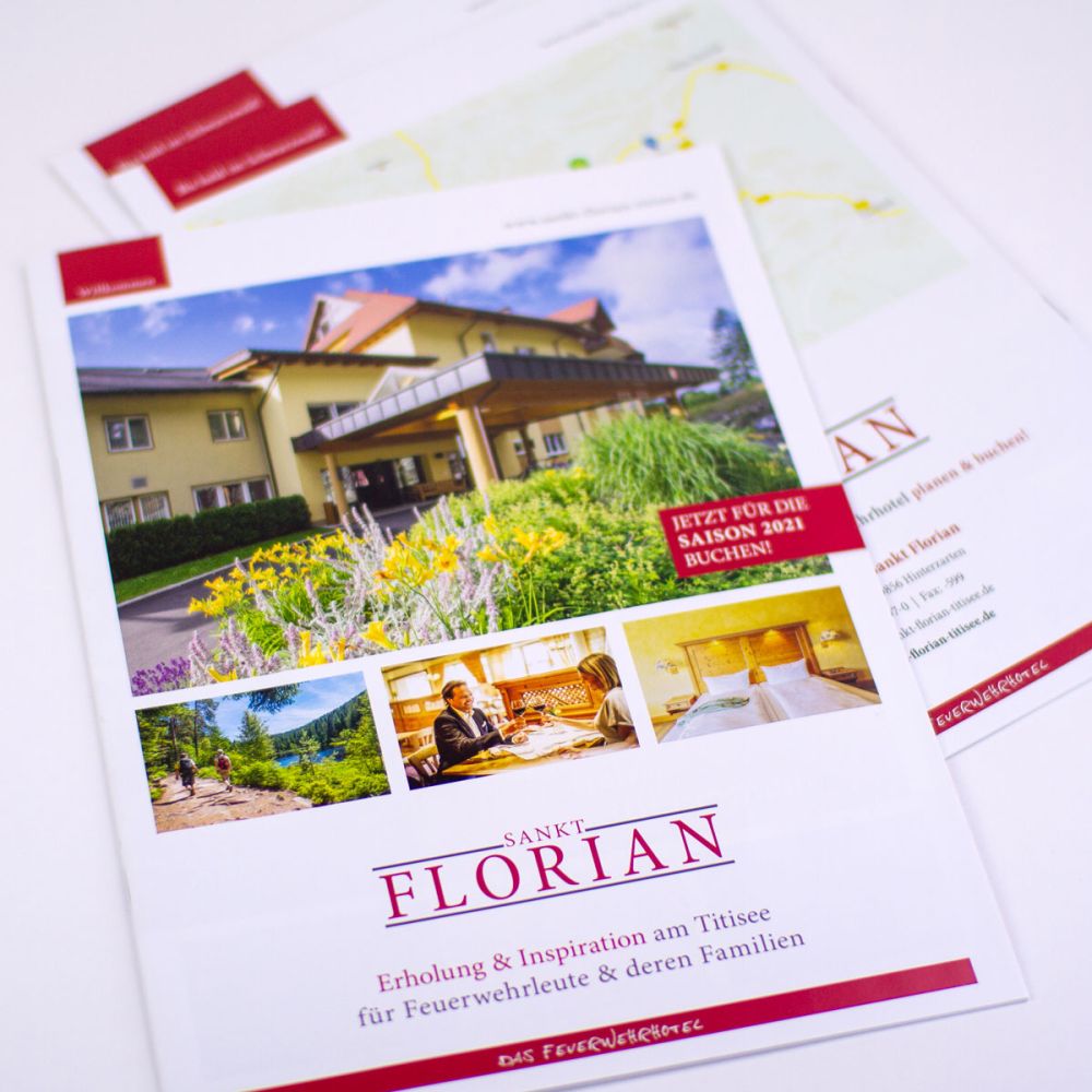 Flyer Feuerwehrhotel St. Florian
