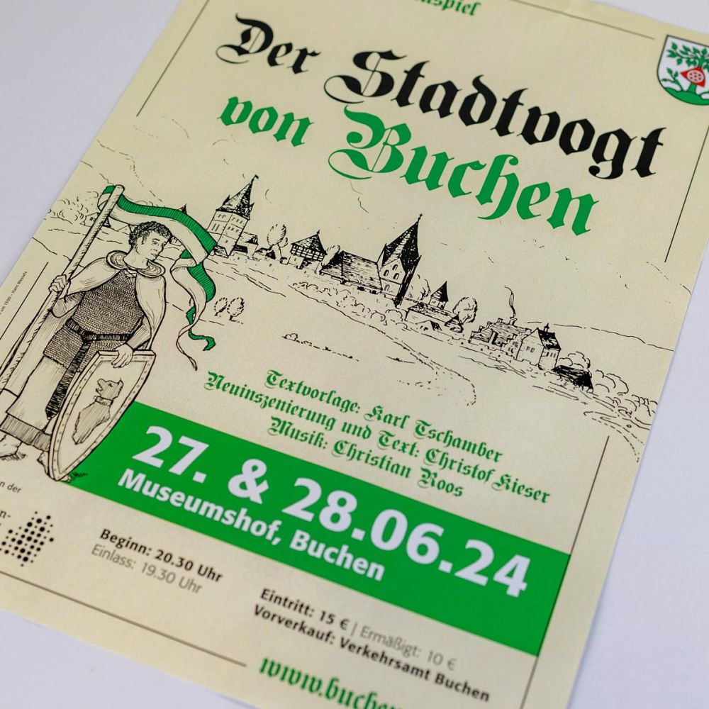 Der Stadtvogt von Buchen Plakat