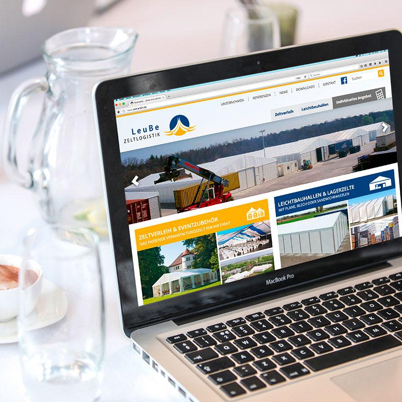 Zelte und Leichtbauhallen im Verleih bei Leube