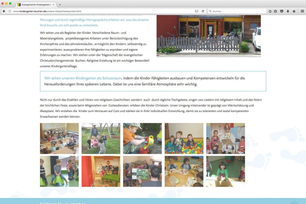 Informationen und Eindrücke zum Kindergarten Regenbogen