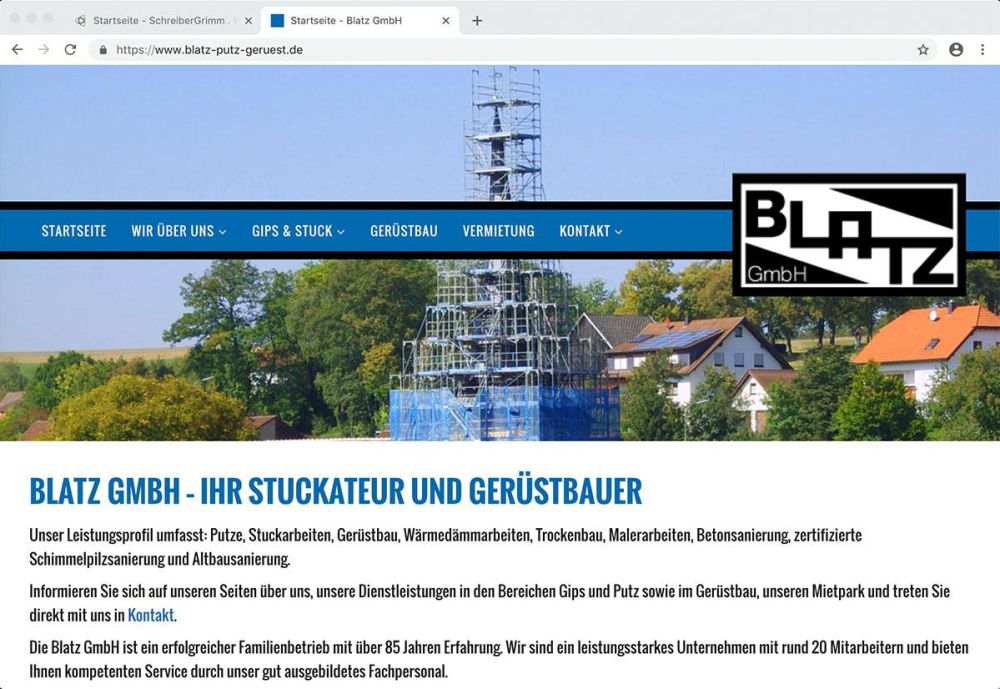 Blatz GmbH Stuckateur und Gerüstbauer